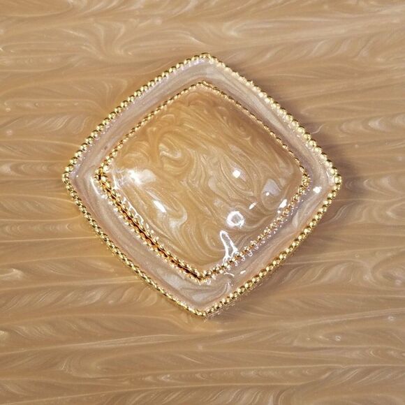 Mike + Ally Chateau Wastebasket Luxury Bathroom Accessories Vintage Discontinued - Picture 5 of 10